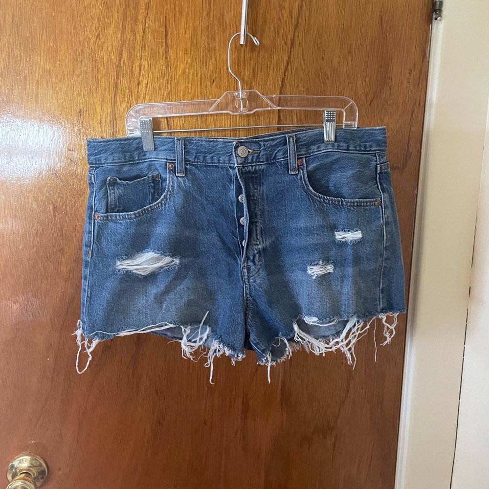 Aeropostale Boyfriend Jean Shorts